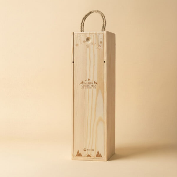 智利 家傳施赫紅酒 2023｜聖誕原木禮盒 (三款木盒可選)